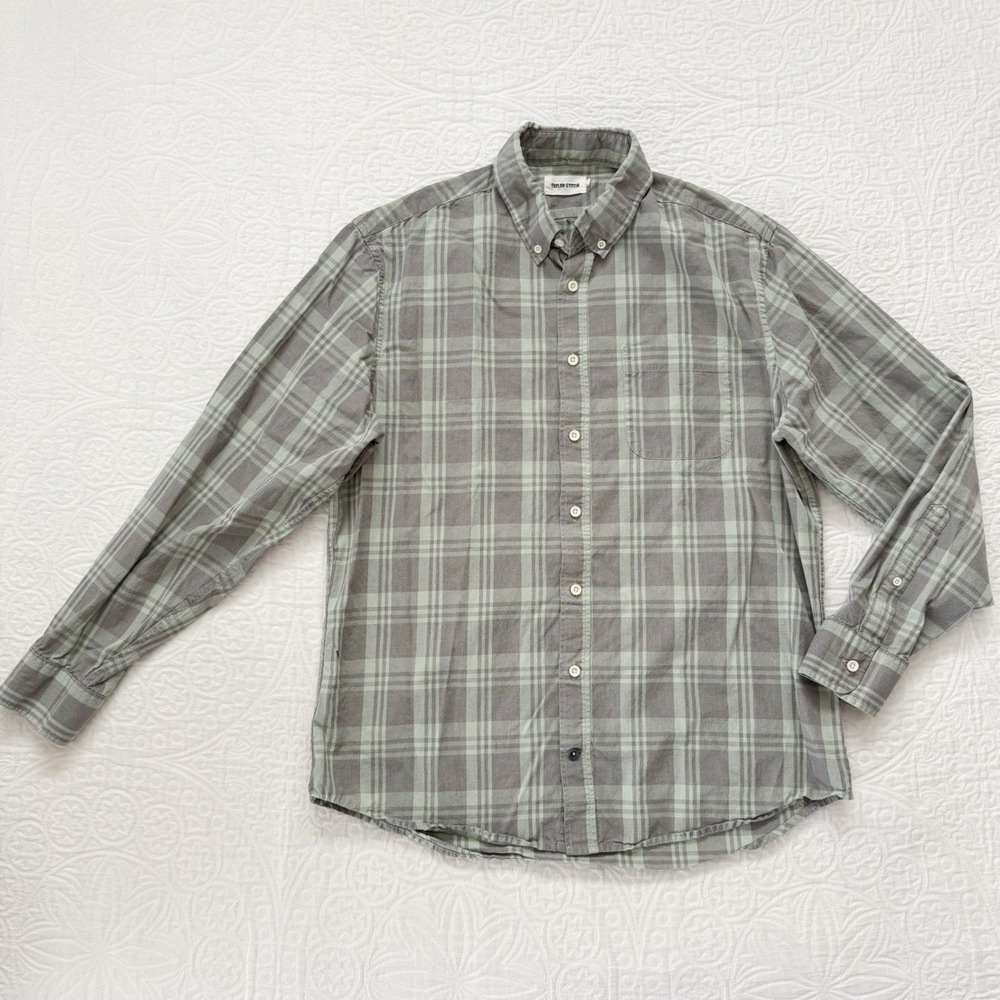 Taylor Stitch The Jack Button-Down Shirt, Moss Plaid‎